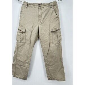 Cargo Pants Y2K Paratrooper Tan Vtg Mens 32
